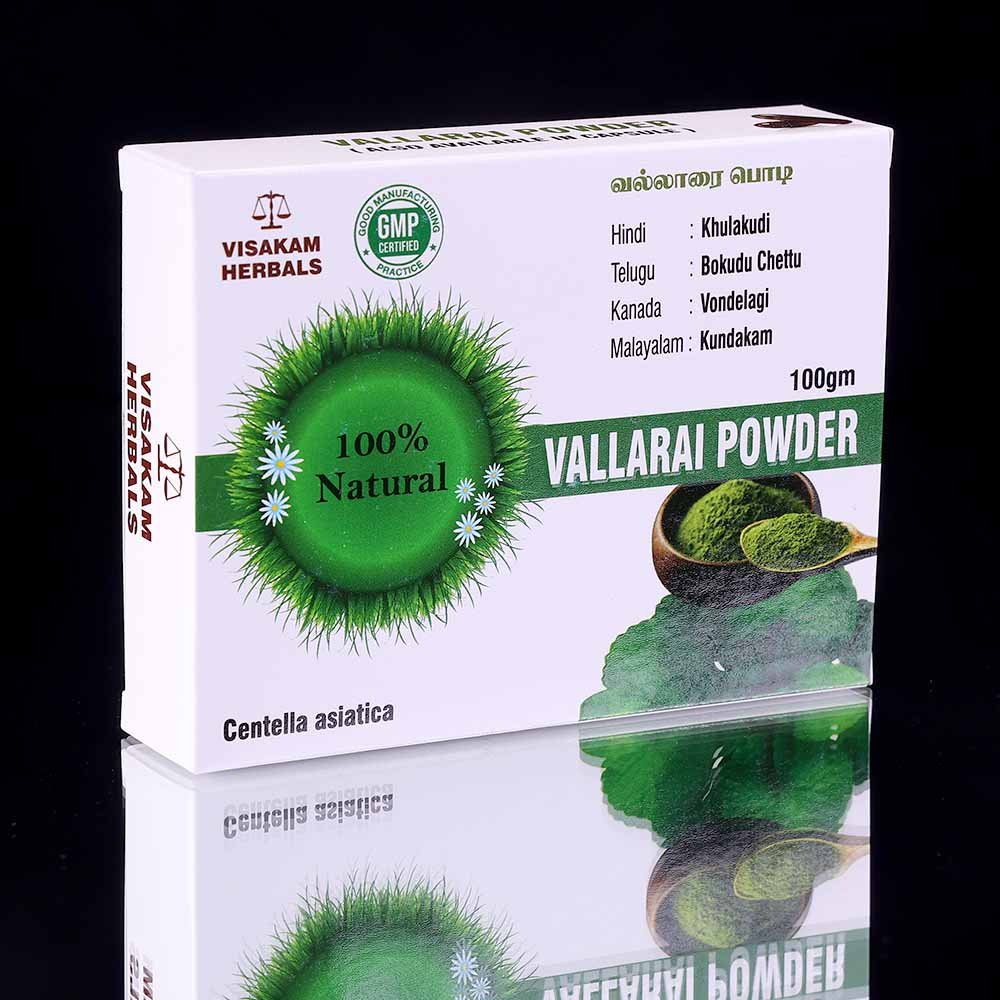 060-SHP100-BOX-Vallarai Powder-front Vallarai Powder வல்லாரை பொடி - Image 1