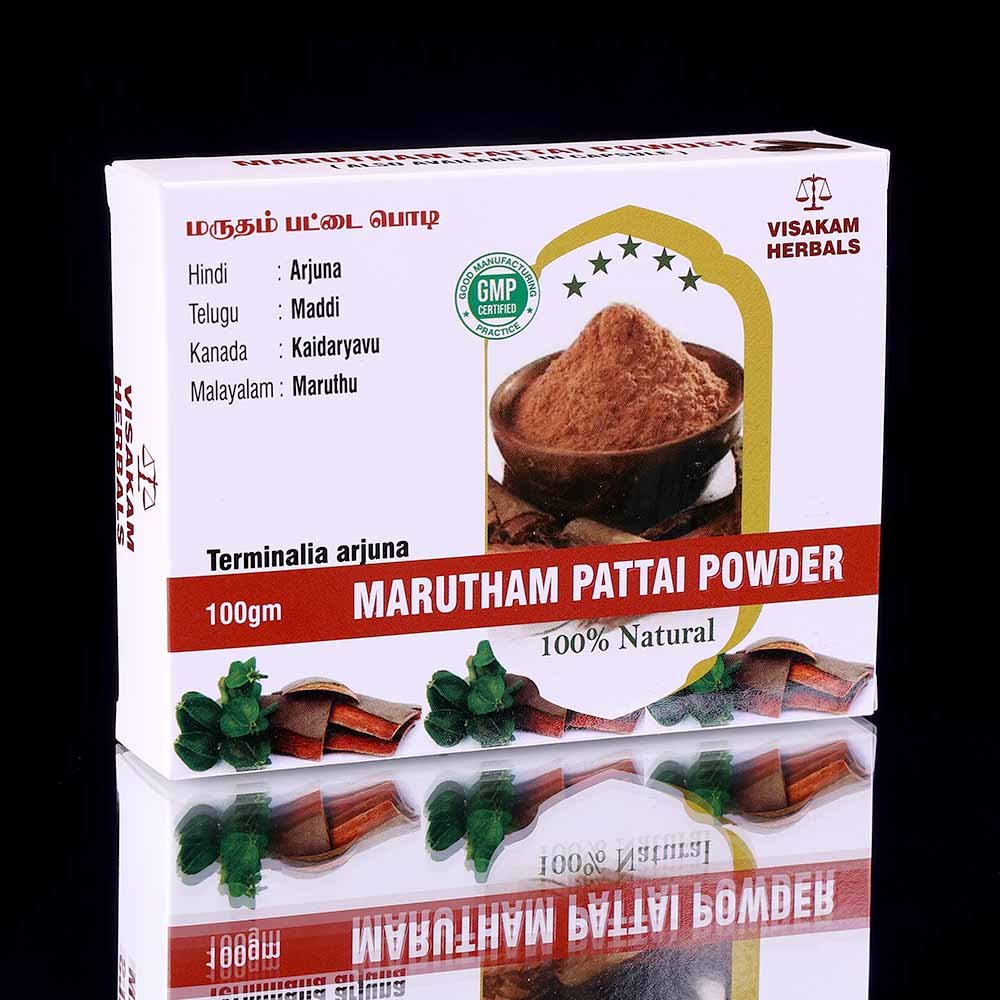 079-SHP043-BOX-Marutham pattai Powder-front Maruthampattai Powder மருதம்பட்டை பொடி - Image 1