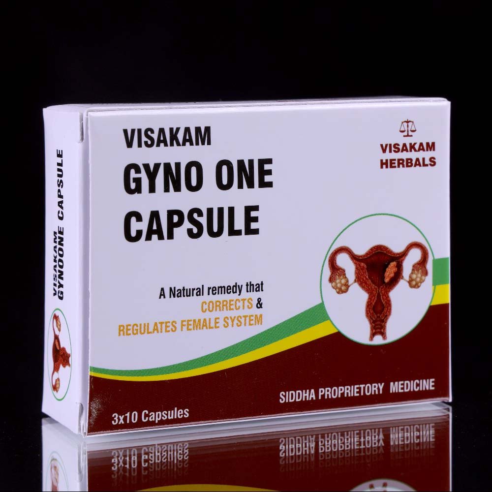 227-CAP108-Gyno One Capsules For Period Problems-கெய்னோ ஒன் குழல் மாத்திரை-box-front Gyno One Capsules For Period Problems - கெய்னோ ஒன் குழல் மாத்திரை - Image 1